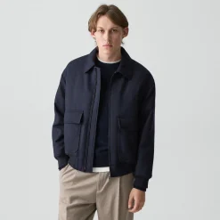 Modern Aviator Jacket in Dapper Wool