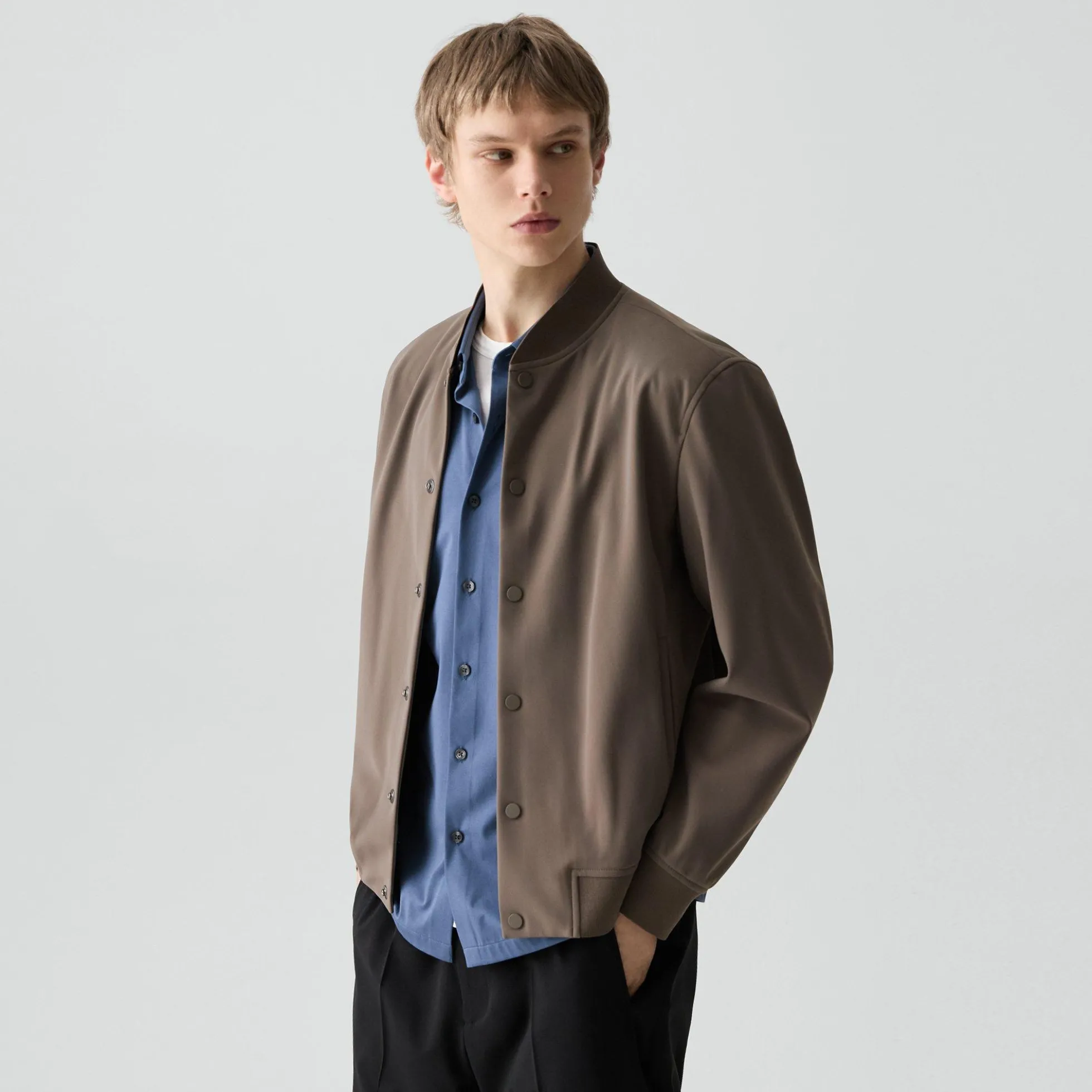 Murphy Bomber Jacket in Precision Ponte