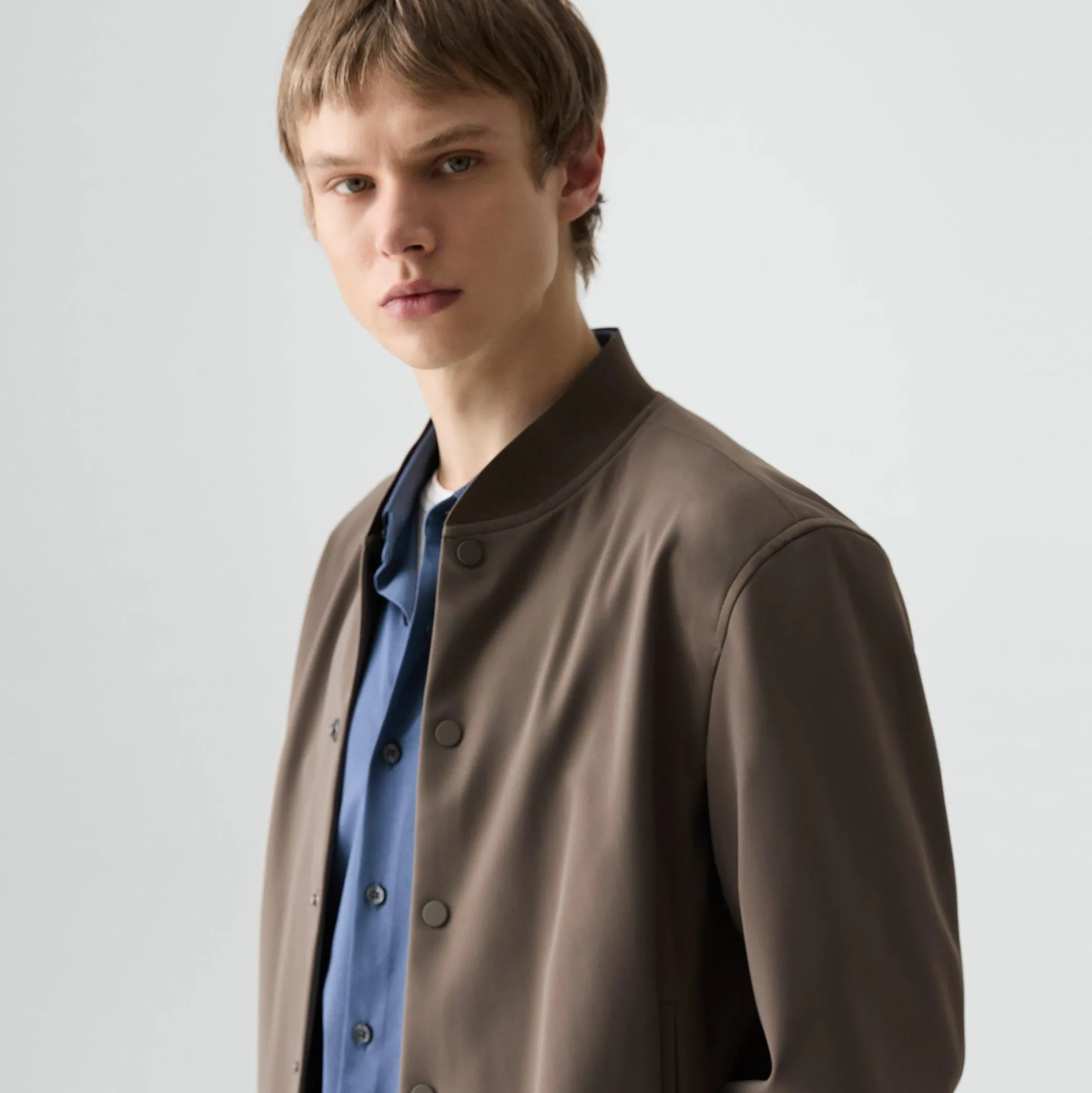 Murphy Bomber Jacket in Precision Ponte