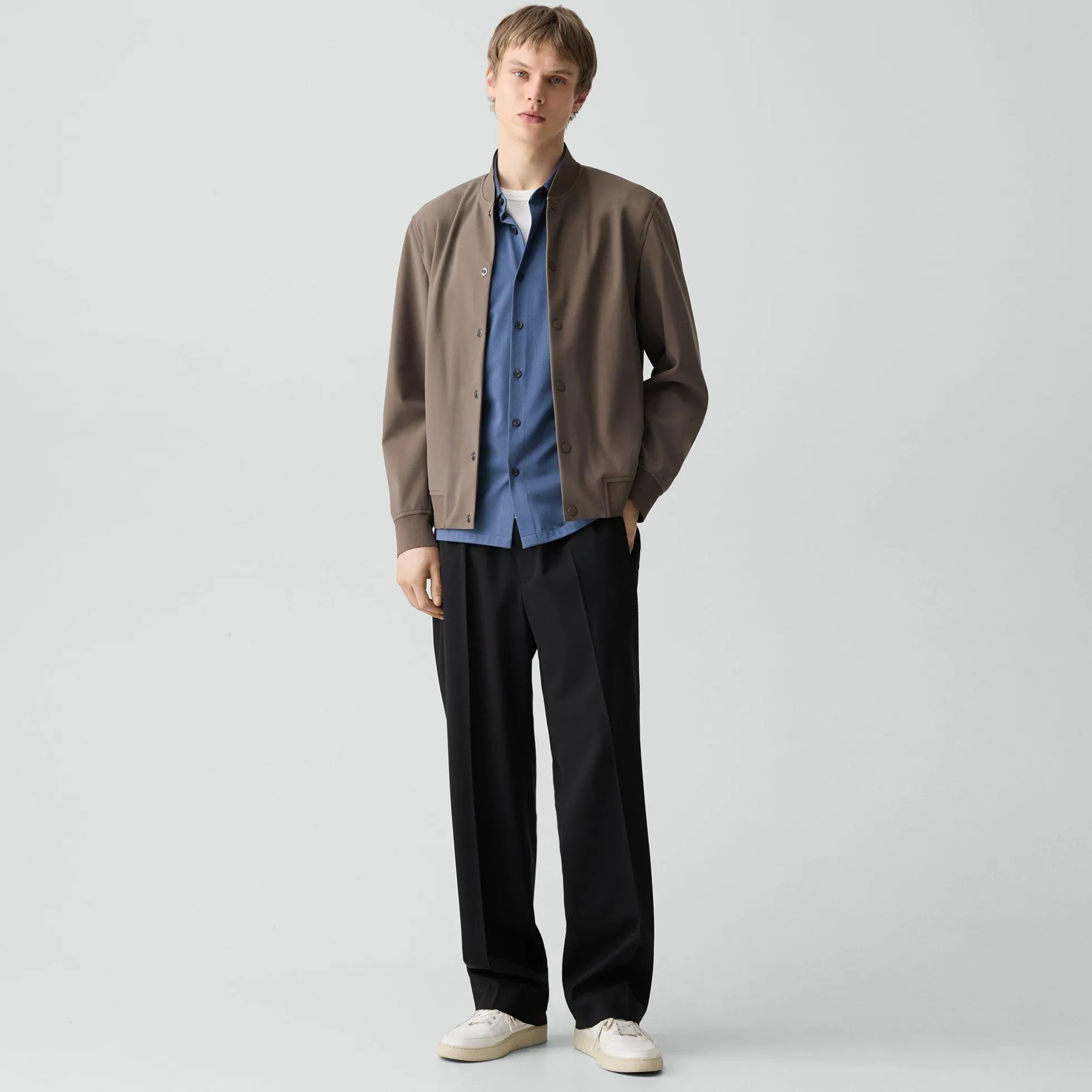 Murphy Bomber Jacket in Precision Ponte