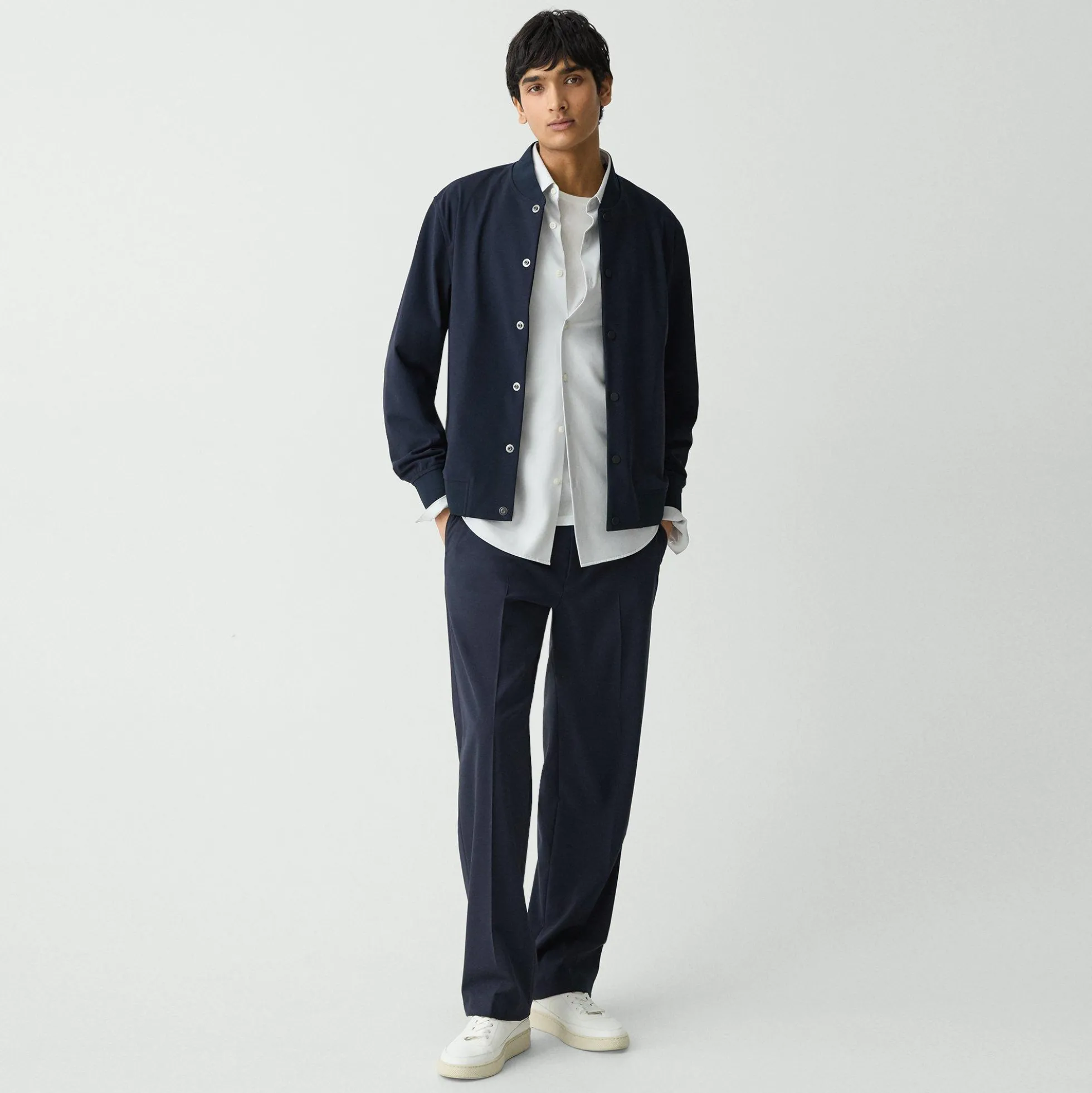 Murphy Bomber Jacket in Precision Ponte