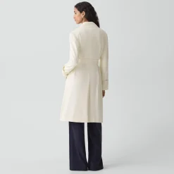 Oaklane Trench Coat in Admiral Crepe
