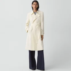 Oaklane Trench Coat in Admiral Crepe