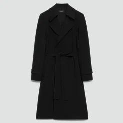 Oaklane Trench Coat in Admiral Crepe
