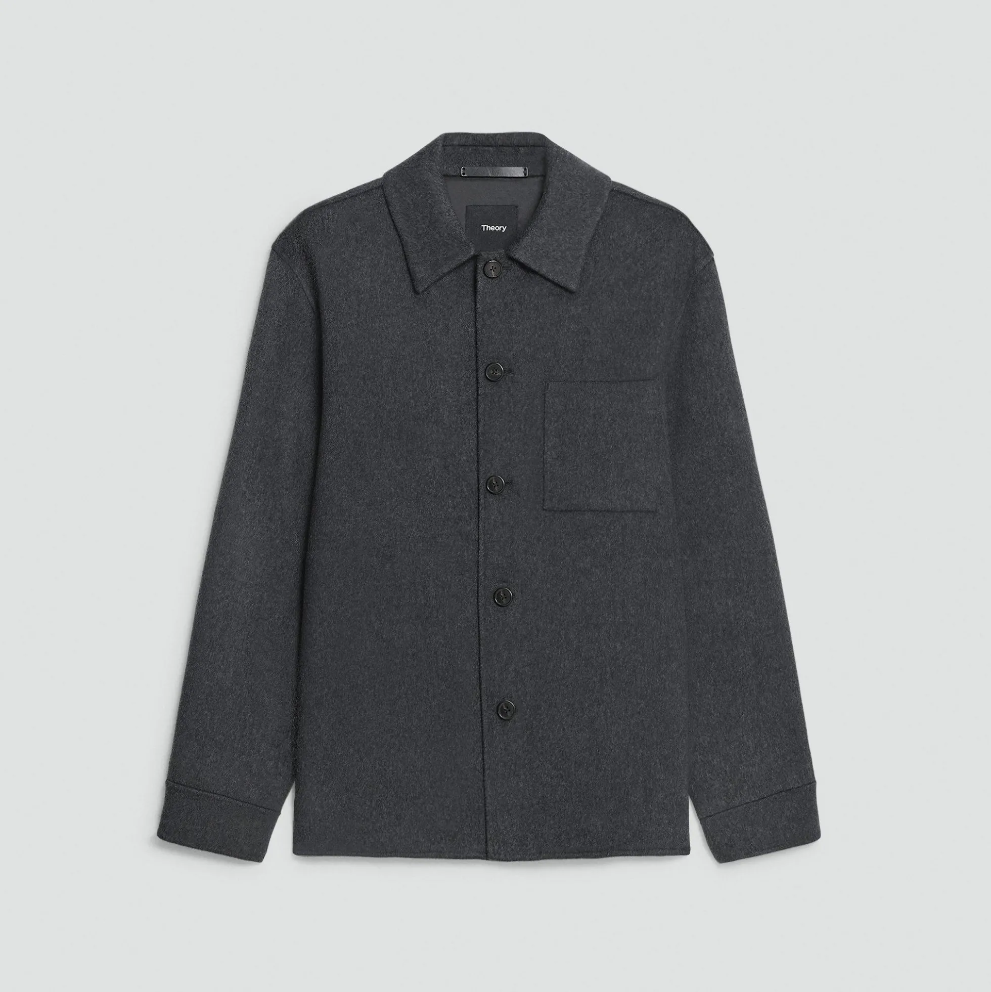 Overshirt in Double-Face Wool-Cashmere