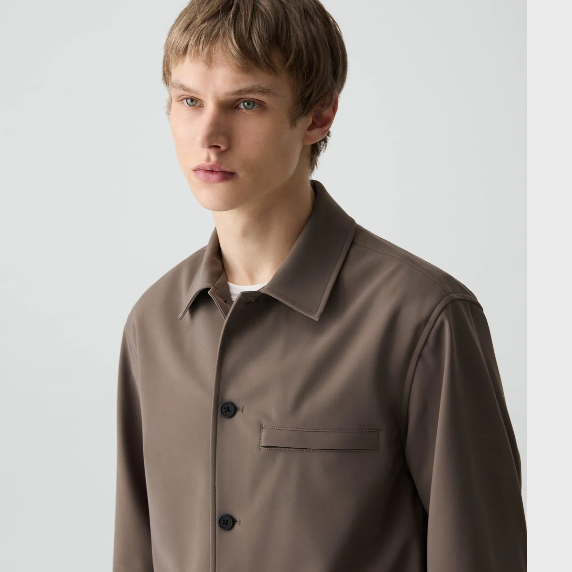 Overshirt in Precision Ponte