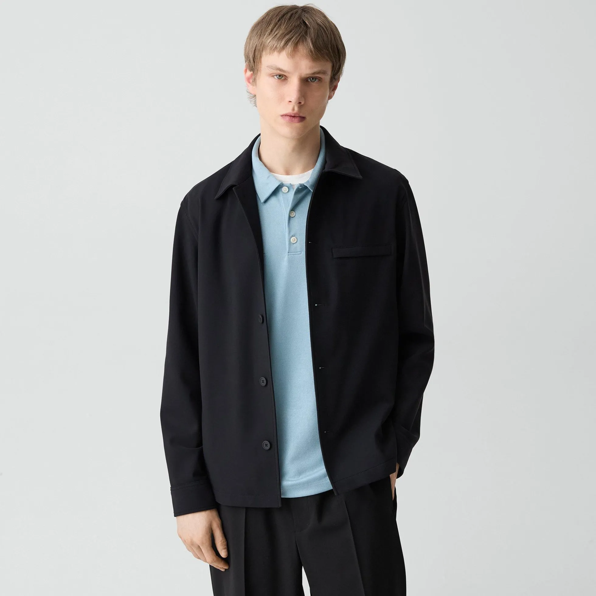 Overshirt in Precision Ponte