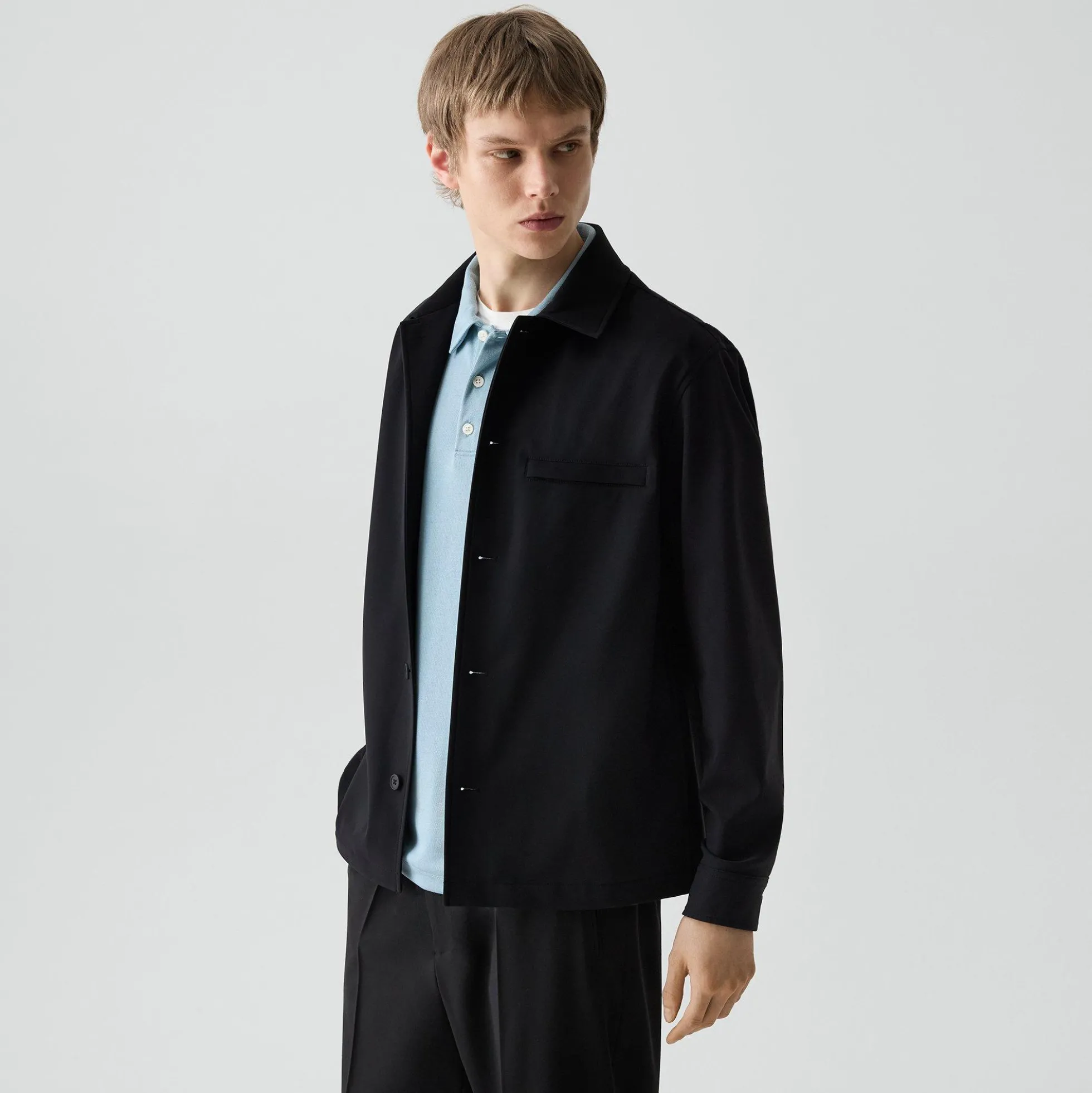 Overshirt in Precision Ponte