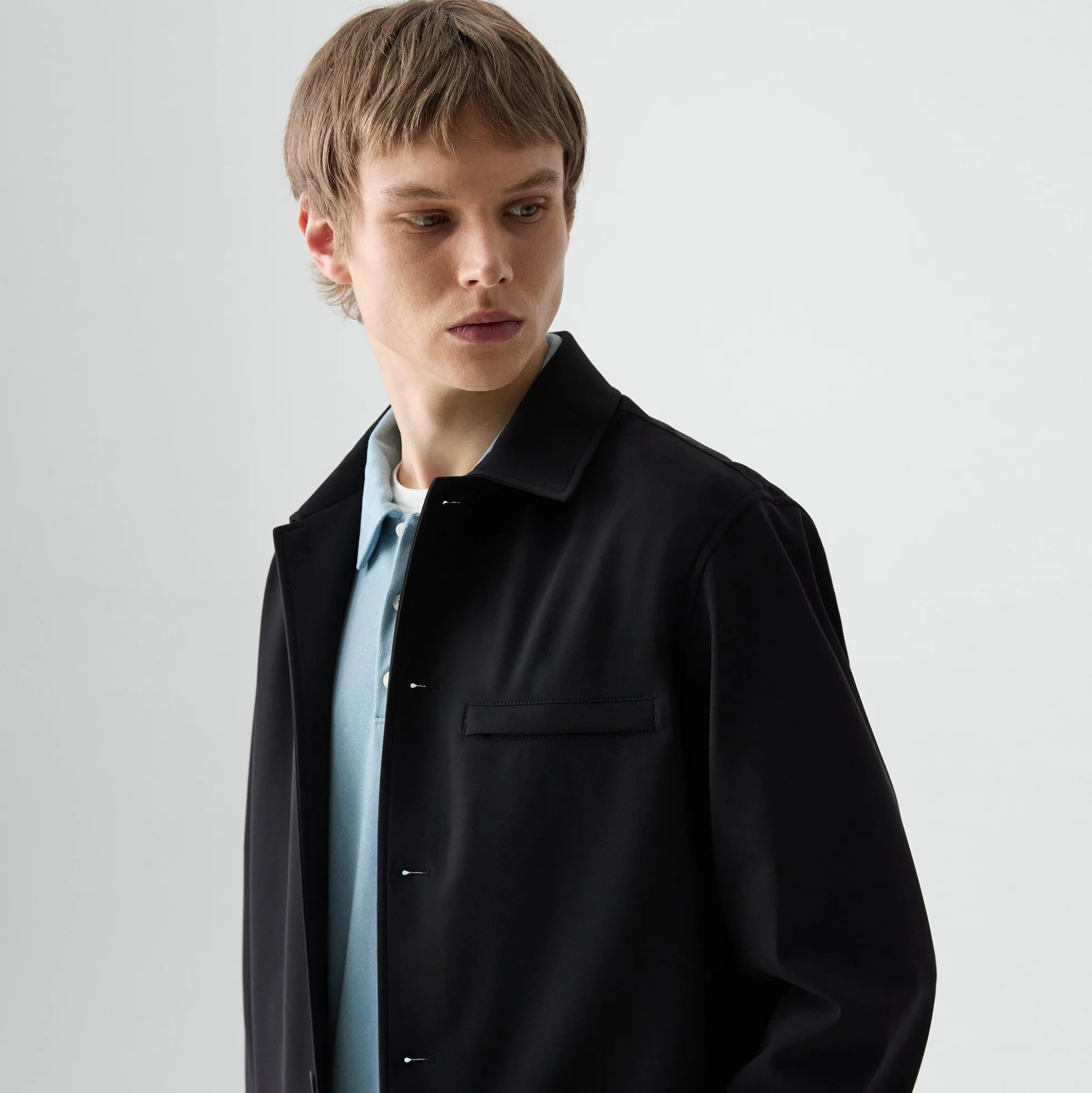 Overshirt in Precision Ponte