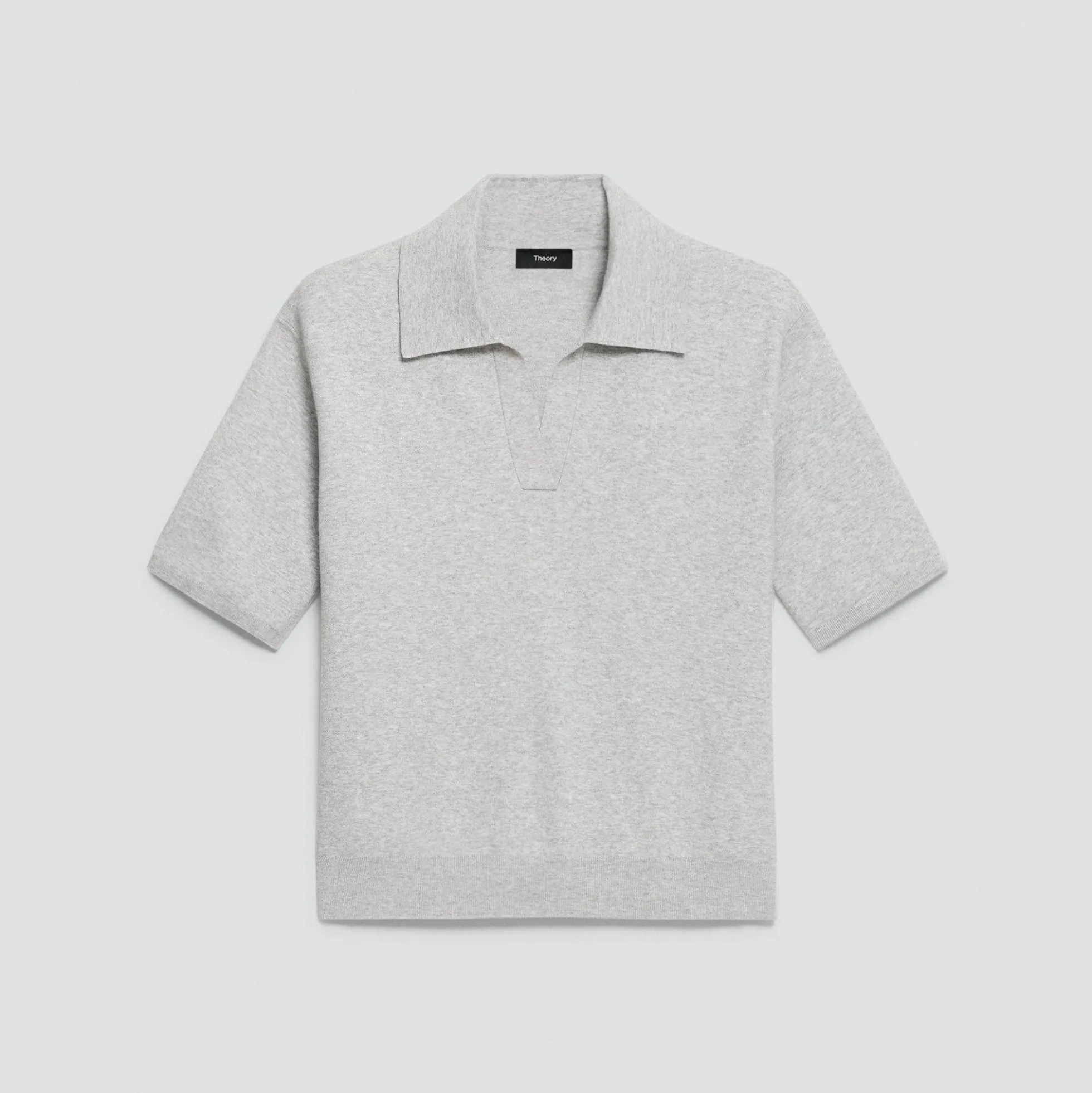 Oversized Polo Shirt in Light Bilen