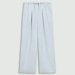 Pleated Pull-On Pant, 28'' in Admiral Crepe