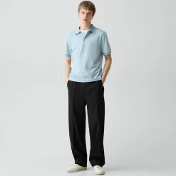Polo Shirt in Cotton-Blend Jacquard