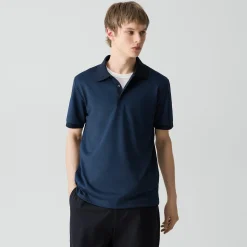 Polo Shirt in Cotton-Blend Jacquard