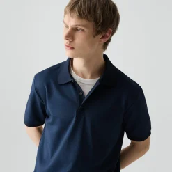 Polo Shirt in Cotton-Blend Jacquard