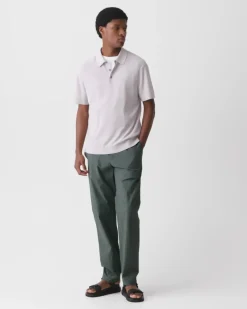 Polo Shirt in Silk-Cotton