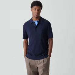 Polo Shirt in Silk-Cotton