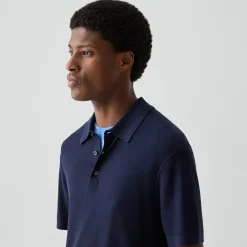 Polo Shirt in Silk-Cotton