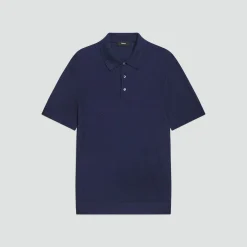 Polo Shirt in Silk-Cotton