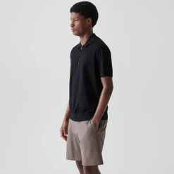 Quarter-Zip Polo Shirt in Light Bilen