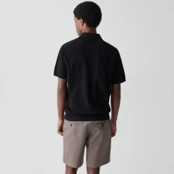 Quarter-Zip Polo Shirt in Light Bilen
