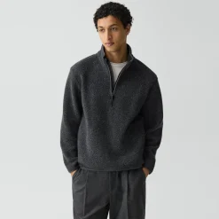Quarter-Zip Sweatshirt in Dynamic Wool