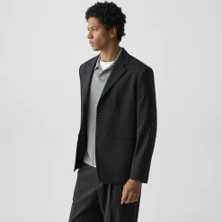 Relaxed Blazer in Stretch Wool