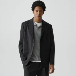 Relaxed Blazer in Stretch Wool
