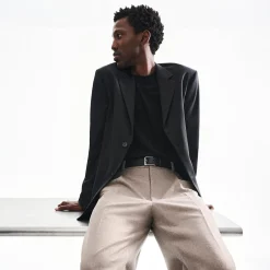 Relaxed Blazer in Stretch Wool