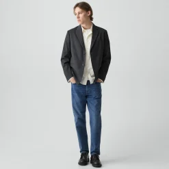Relaxed Blazer in Stretch Wool