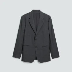 Relaxed Blazer in Stretch Wool
