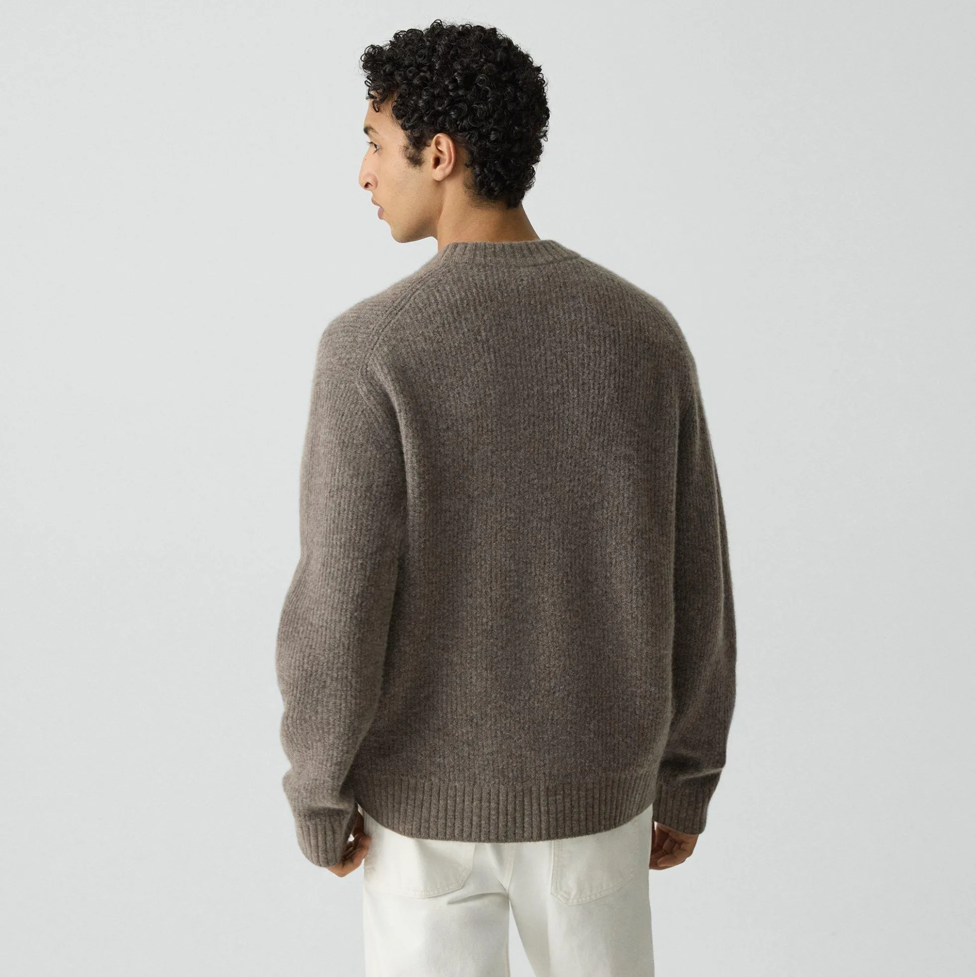 Relaxed Crewneck Sweater in Astor Wool
