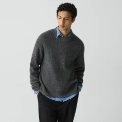 Relaxed Crewneck Sweater in Astor Wool