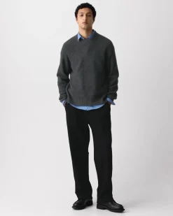 Relaxed Crewneck Sweater in Astor Wool