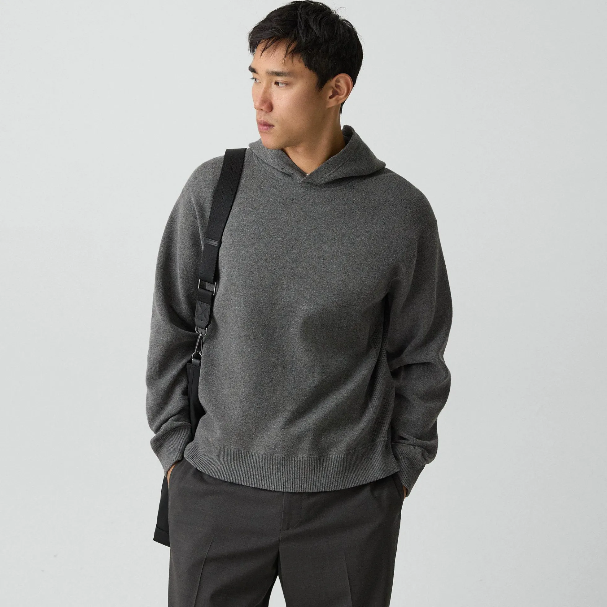 Relaxed Hoodie in Light Bilen