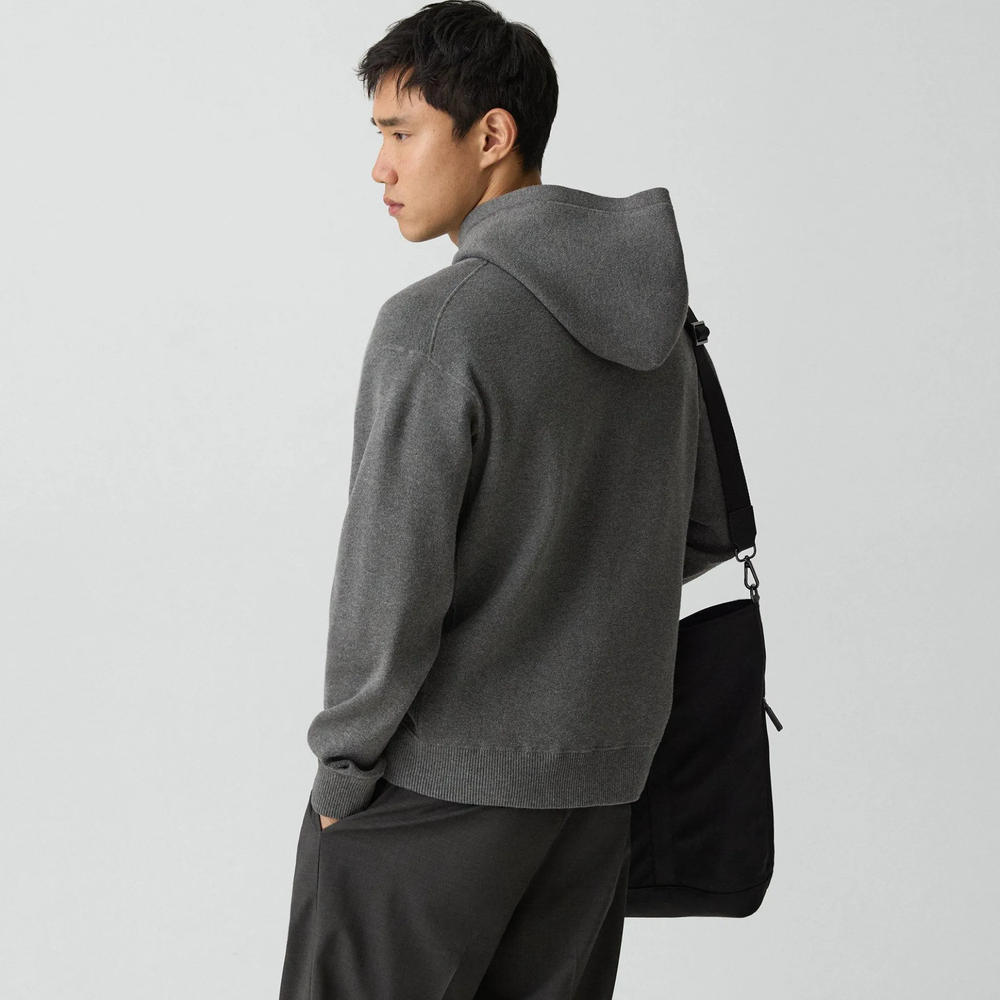 Relaxed Hoodie in Light Bilen