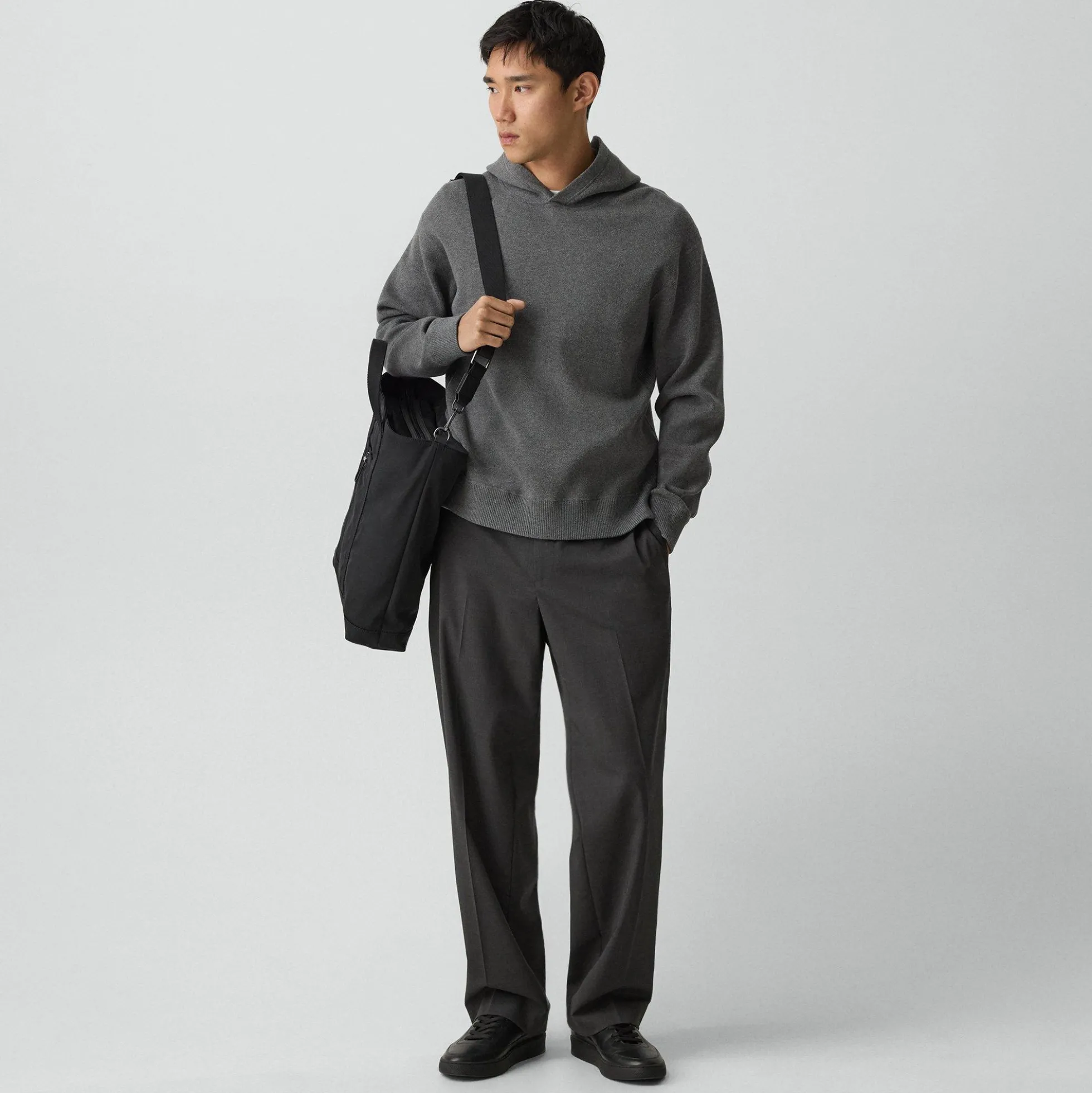 Relaxed Hoodie in Light Bilen