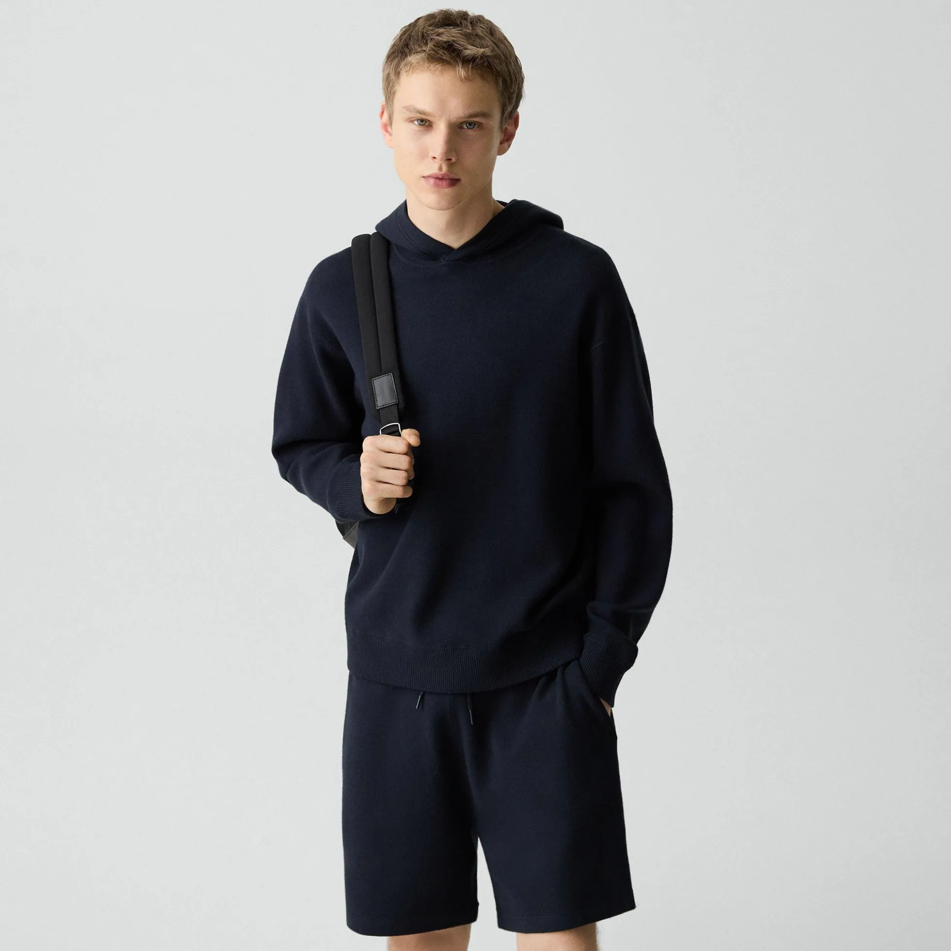 Relaxed Hoodie in Light Bilen