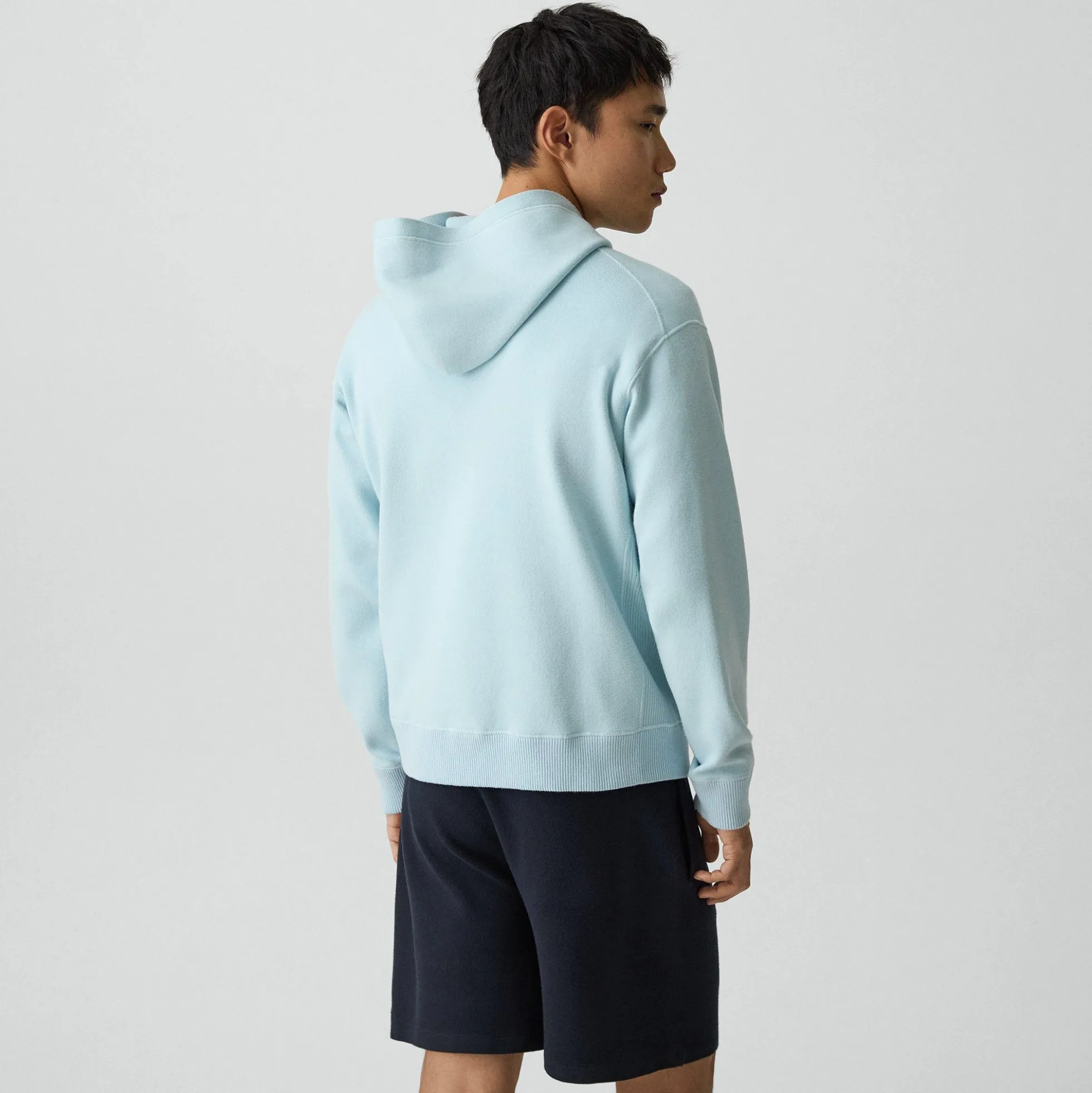 Relaxed Hoodie in Light Bilen