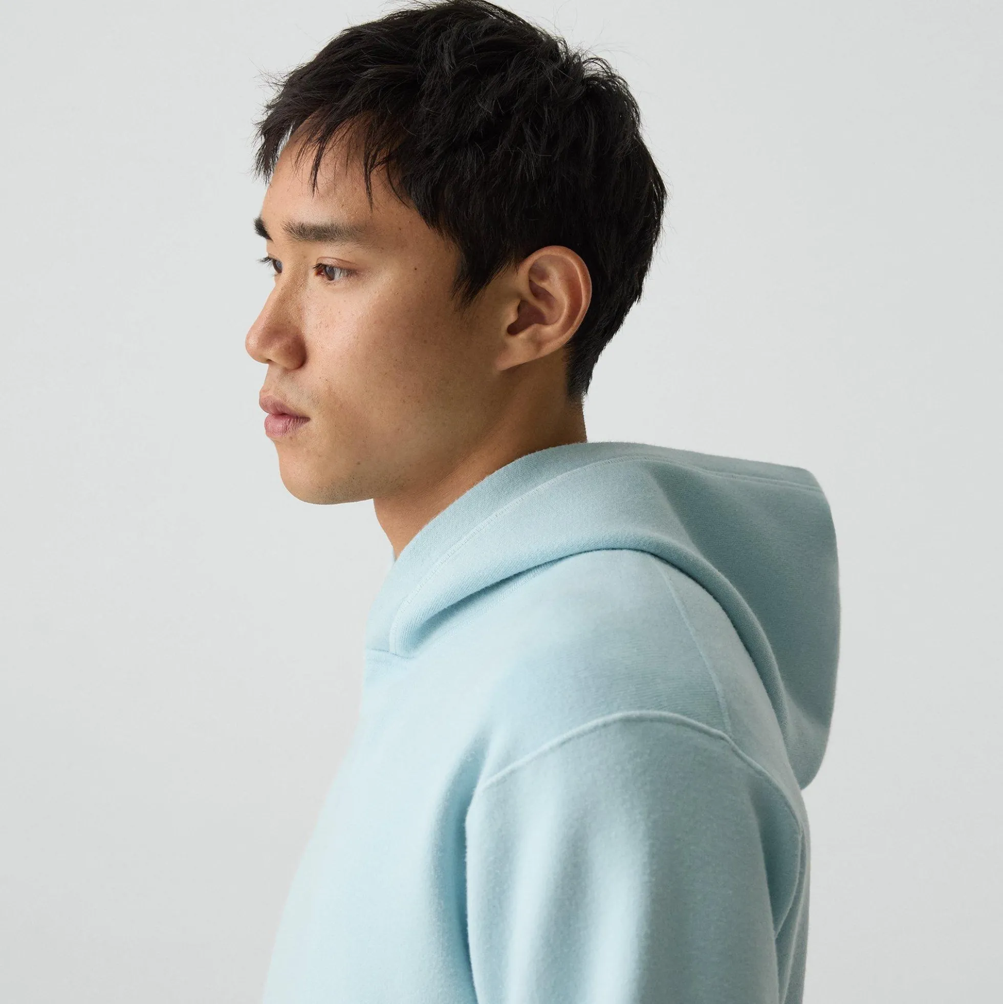 Relaxed Hoodie in Light Bilen