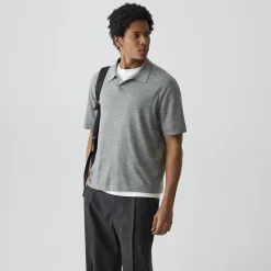 Relaxed Polo Shirt in Regal Wool