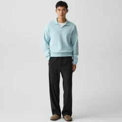 Relaxed Pull-On Pant in Stretch Wool