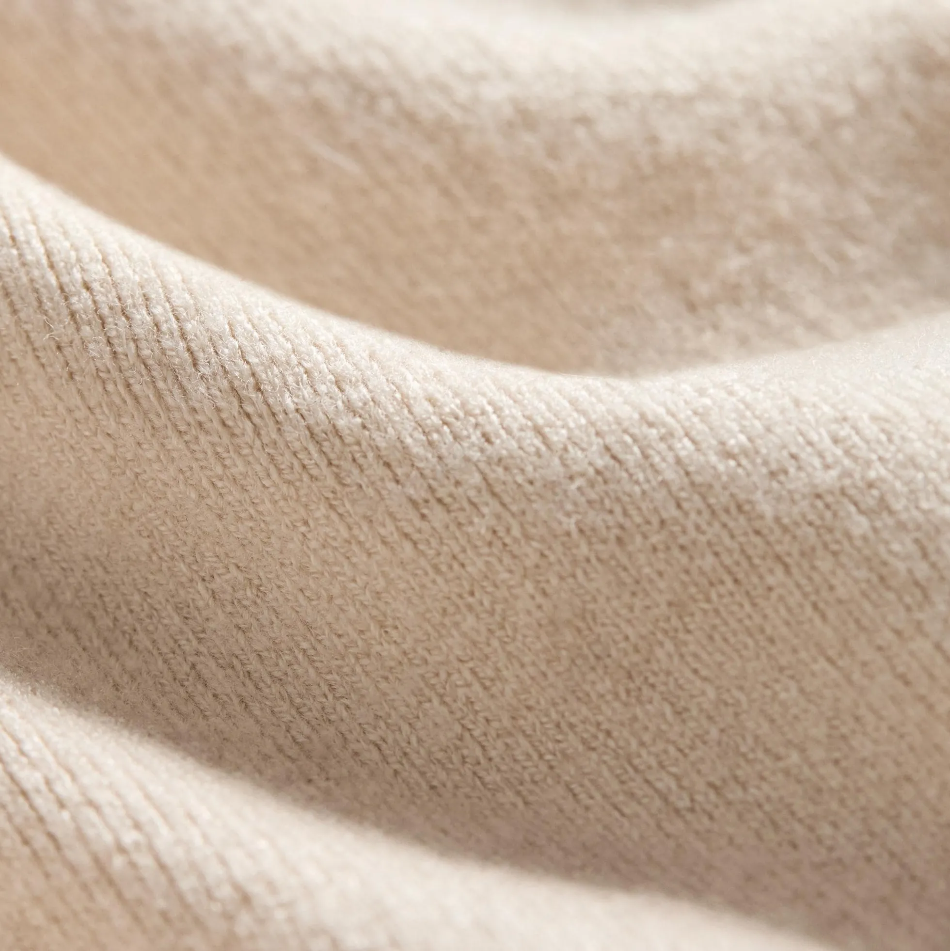 Relaxed Quarter-Zip Sweatshirt in Wool Bilen