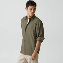 Relaxed Shirt in Leaf Twill