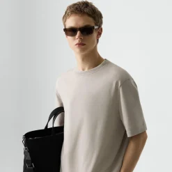 Relaxed Sweater Tee in Regal Wool