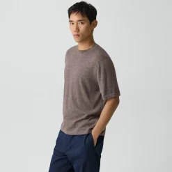 Relaxed Sweater Tee in Regal Wool