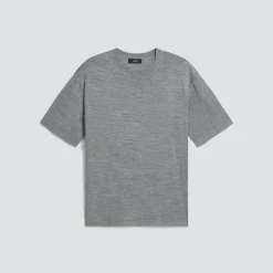 Relaxed Sweater Tee in Regal Wool