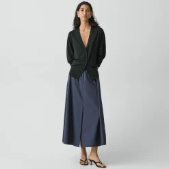 Relaxed V-Neck Cardigan in Regal Wool