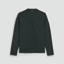 Relaxed V-Neck Cardigan in Regal Wool