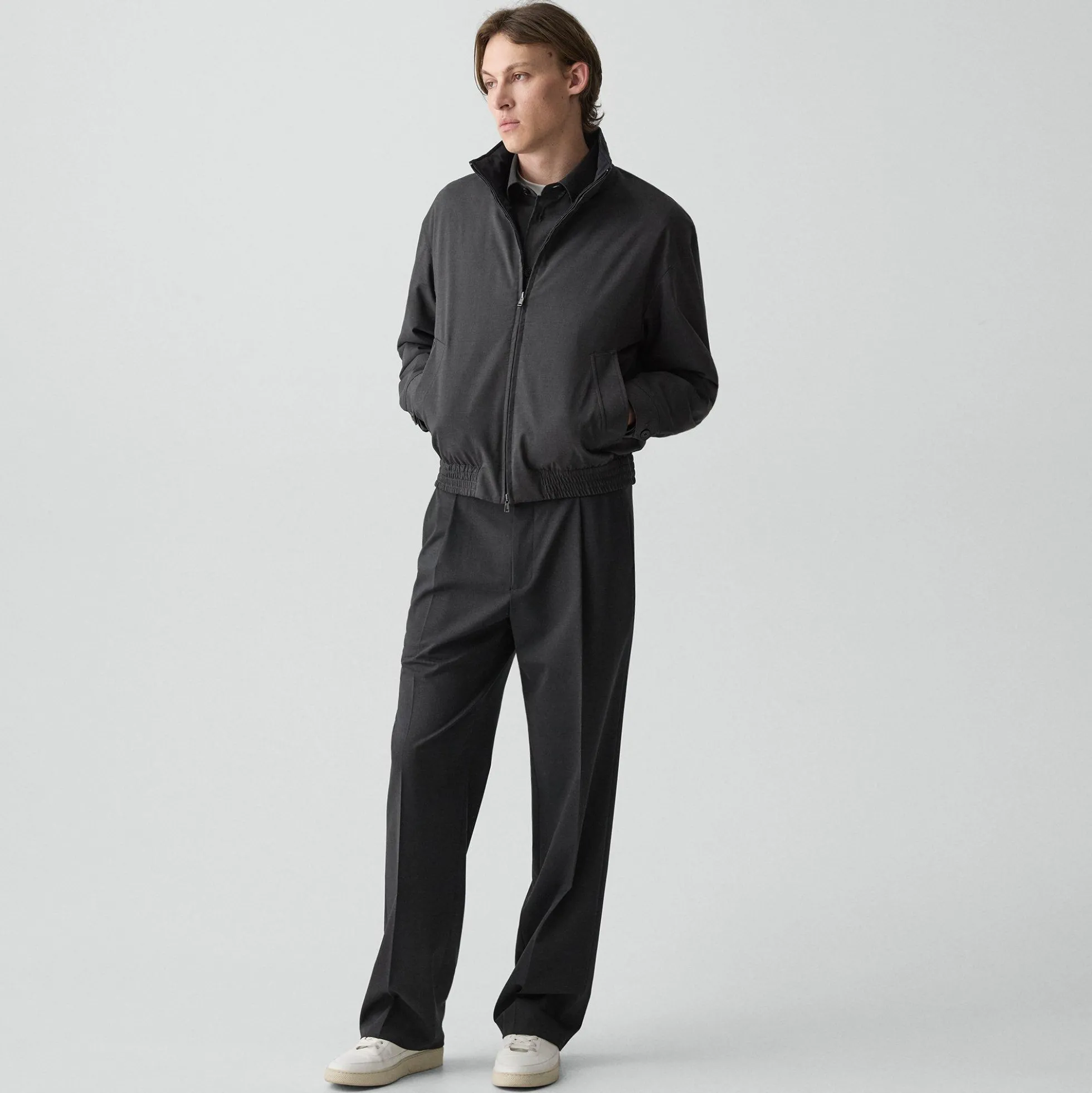 Reversible Jacket in Motion Wool