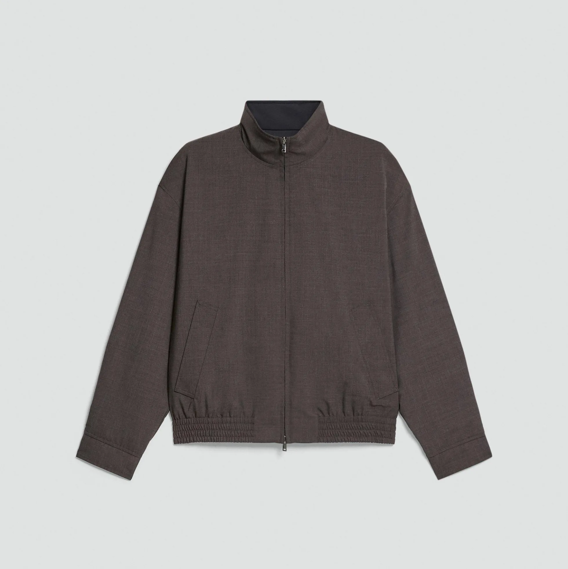Reversible Jacket in Motion Wool